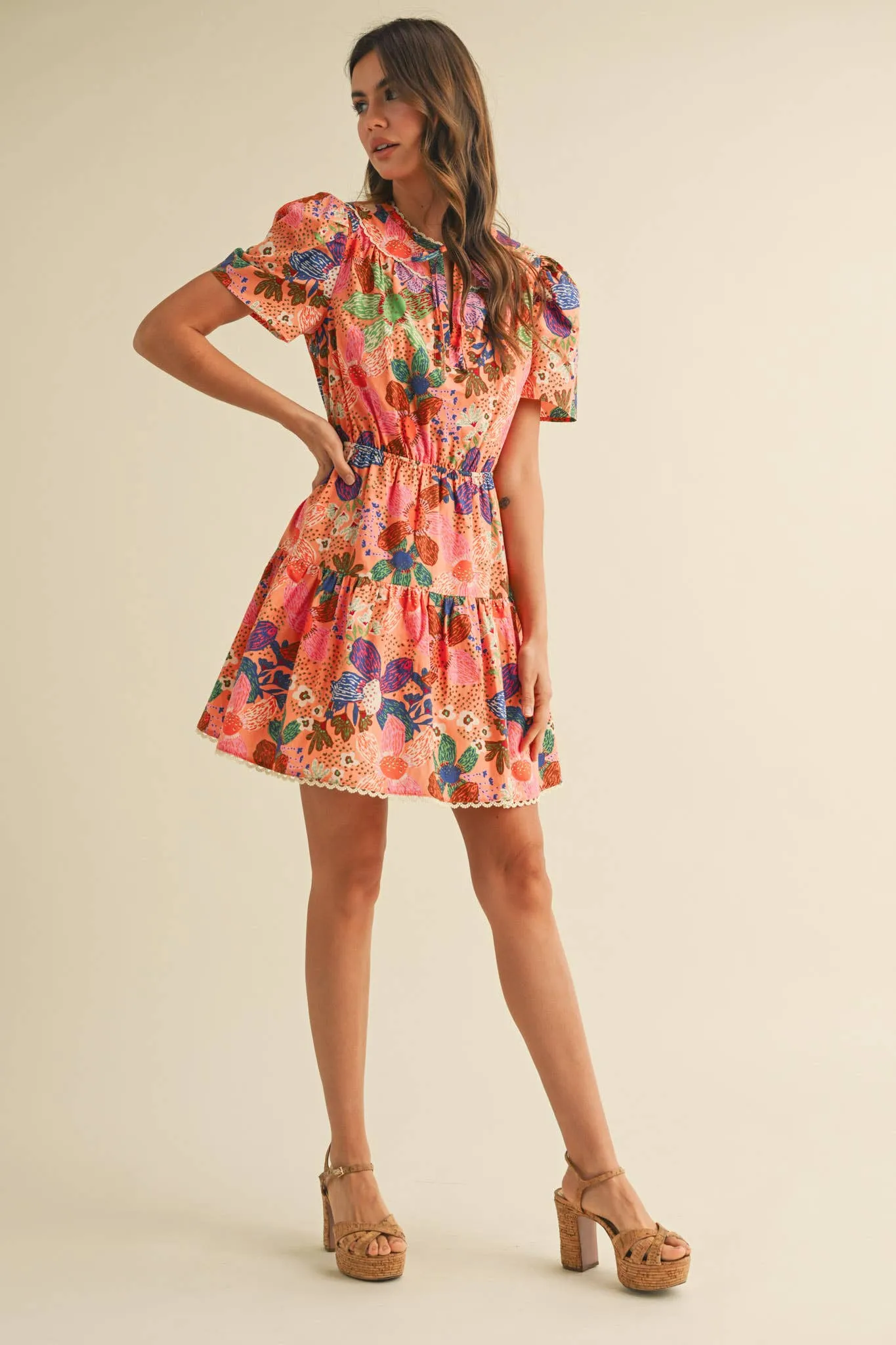 Lennon Tiered Mini Dress