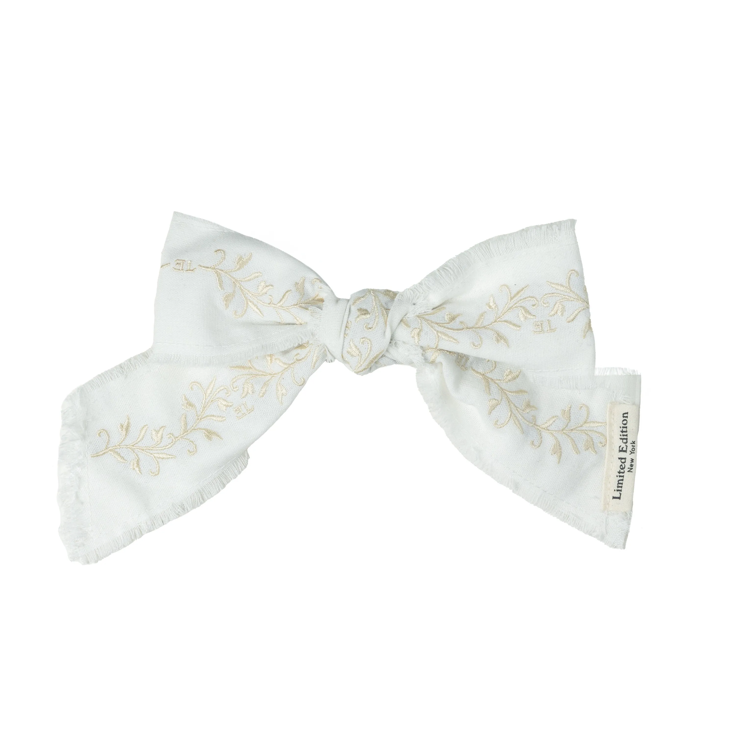 Linen Bow Clip