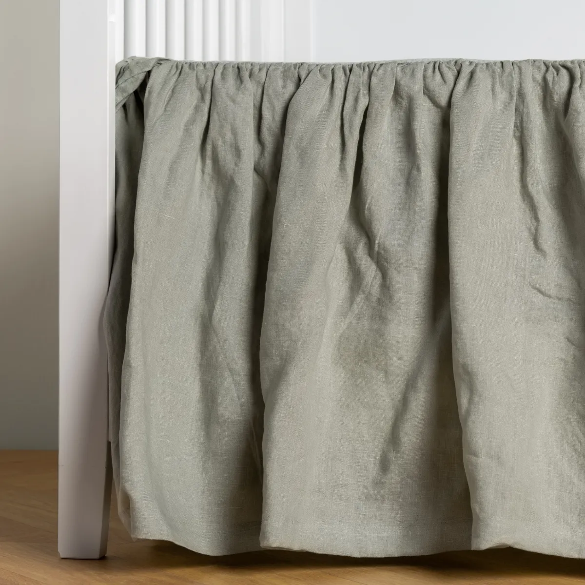 Linen Crib Skirt