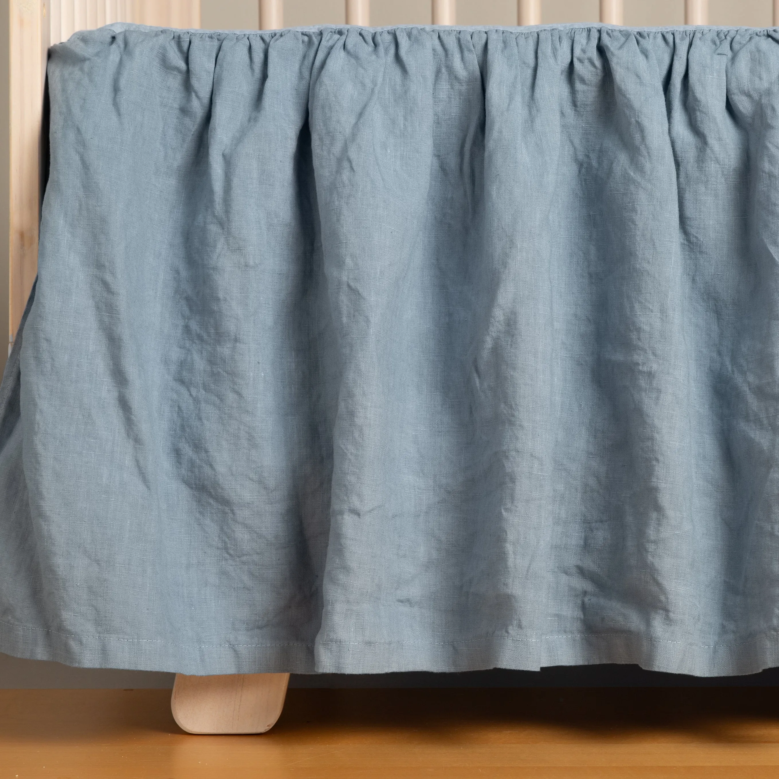 Linen Crib Skirt