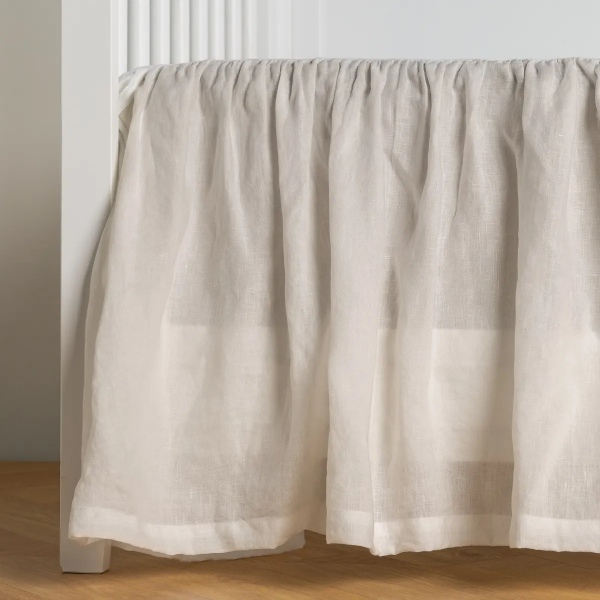 Linen Crib Skirt
