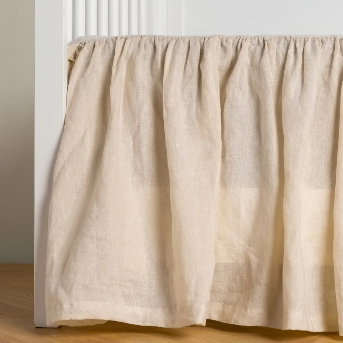 Linen Crib Skirt