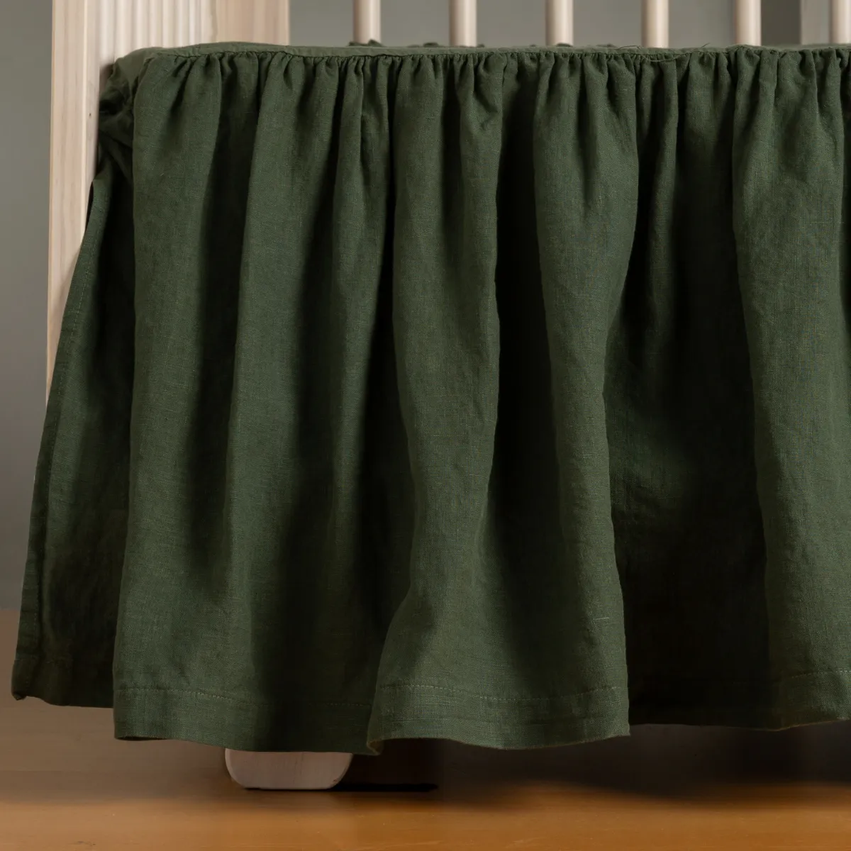 Linen Crib Skirt