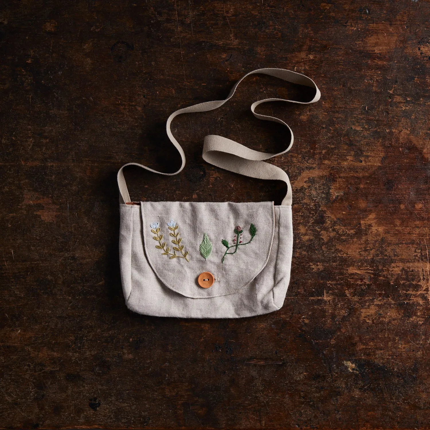 Linen Forager Bag - Flax
