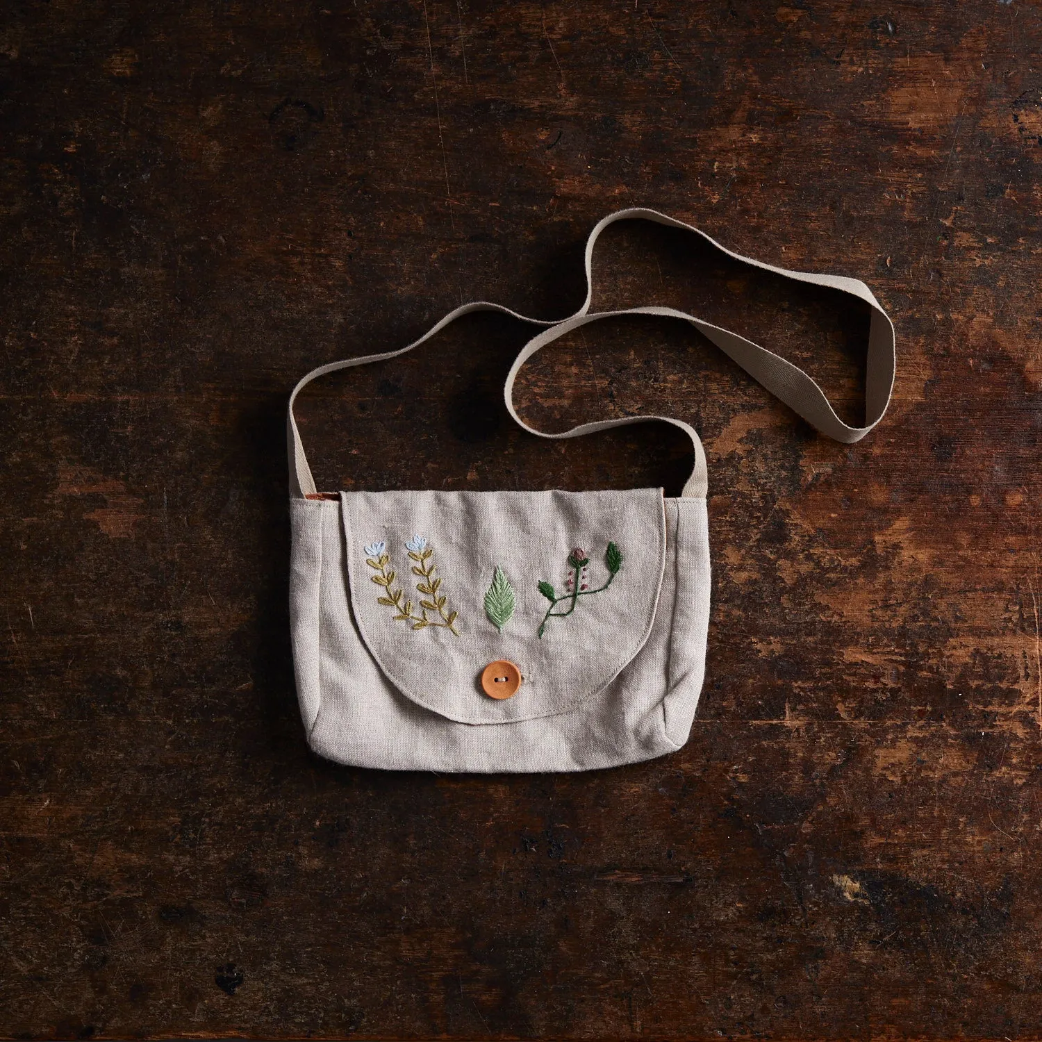 Linen Forager Bag - Flax
