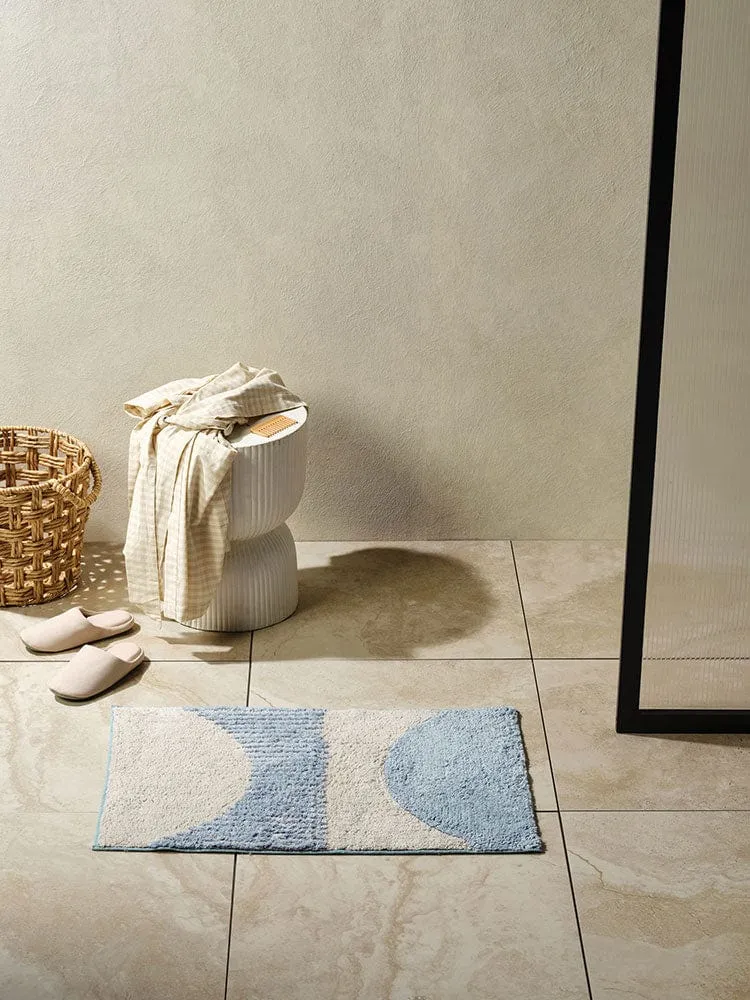 Linen House Cue Blue Bathmat 50X80 cm