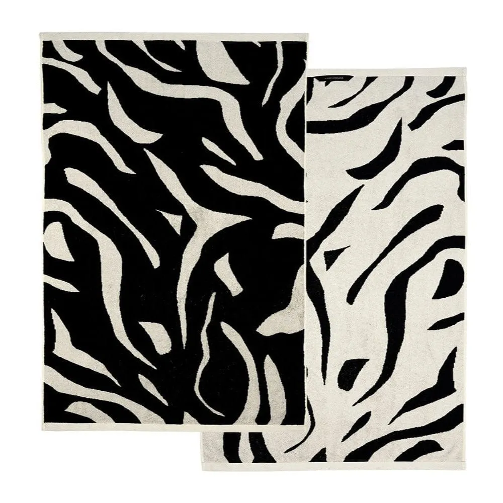 Linen House Zeppelin Black Towel Collection