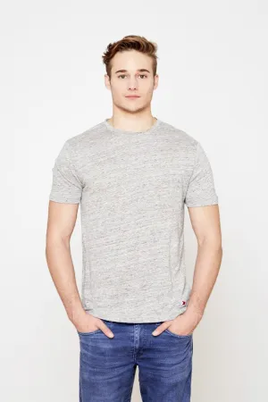 Linen Nauset Tee - Heather Ash