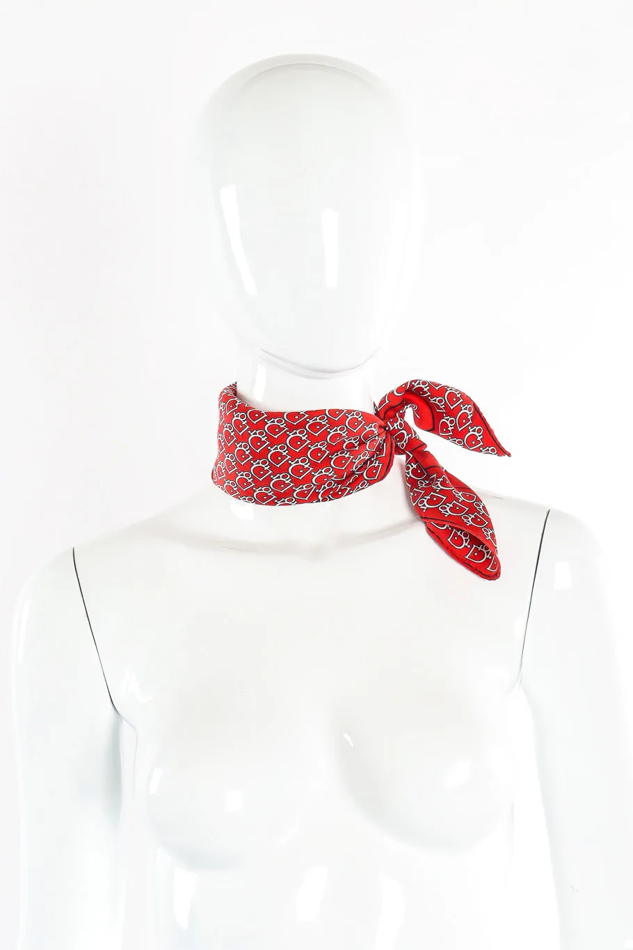 Logo Print Bandana Scarf
