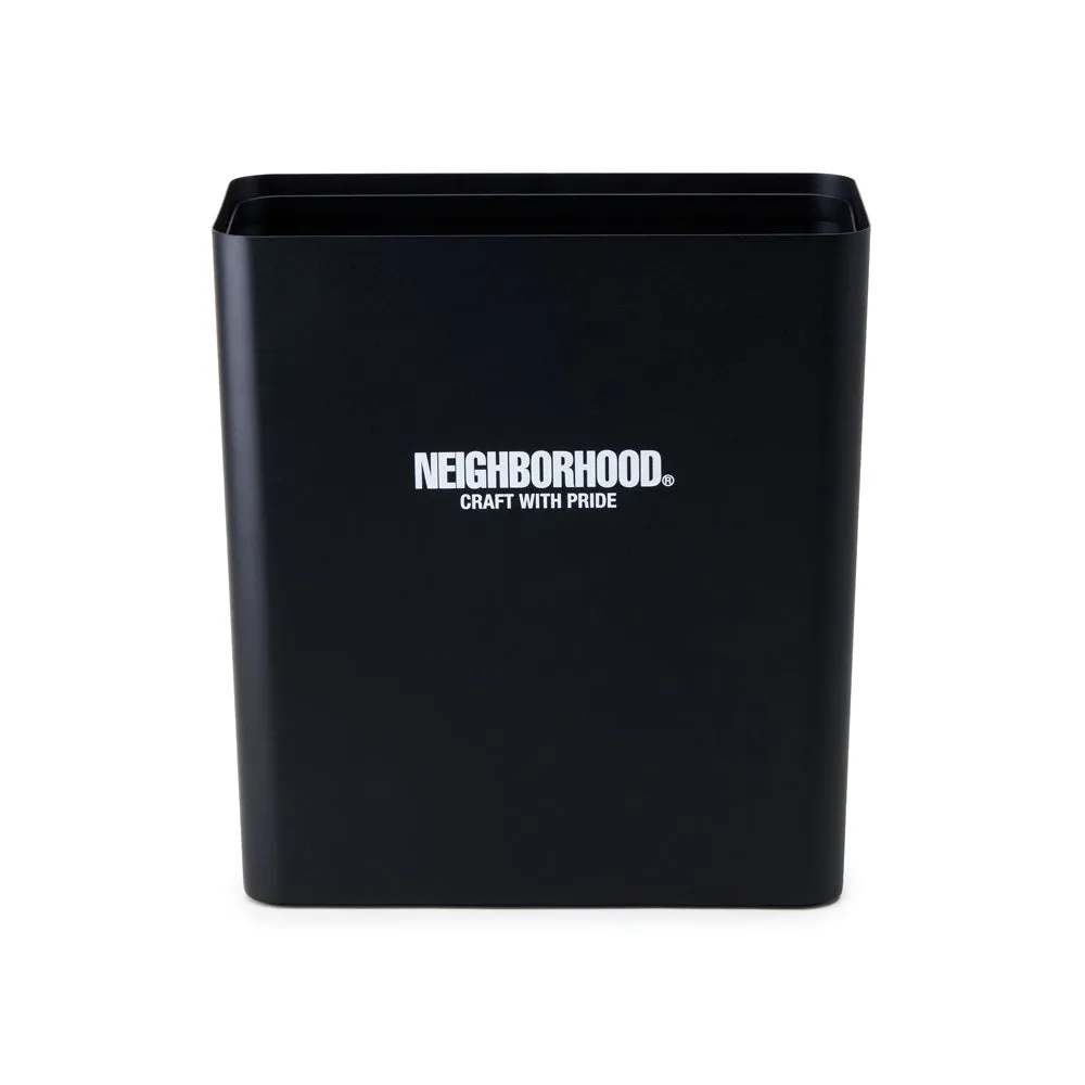 Logo Trash Can | Black