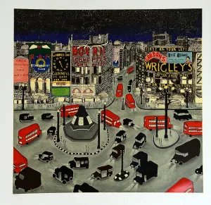 London 1943, Piccadilly-Circus by Linnea Pergola