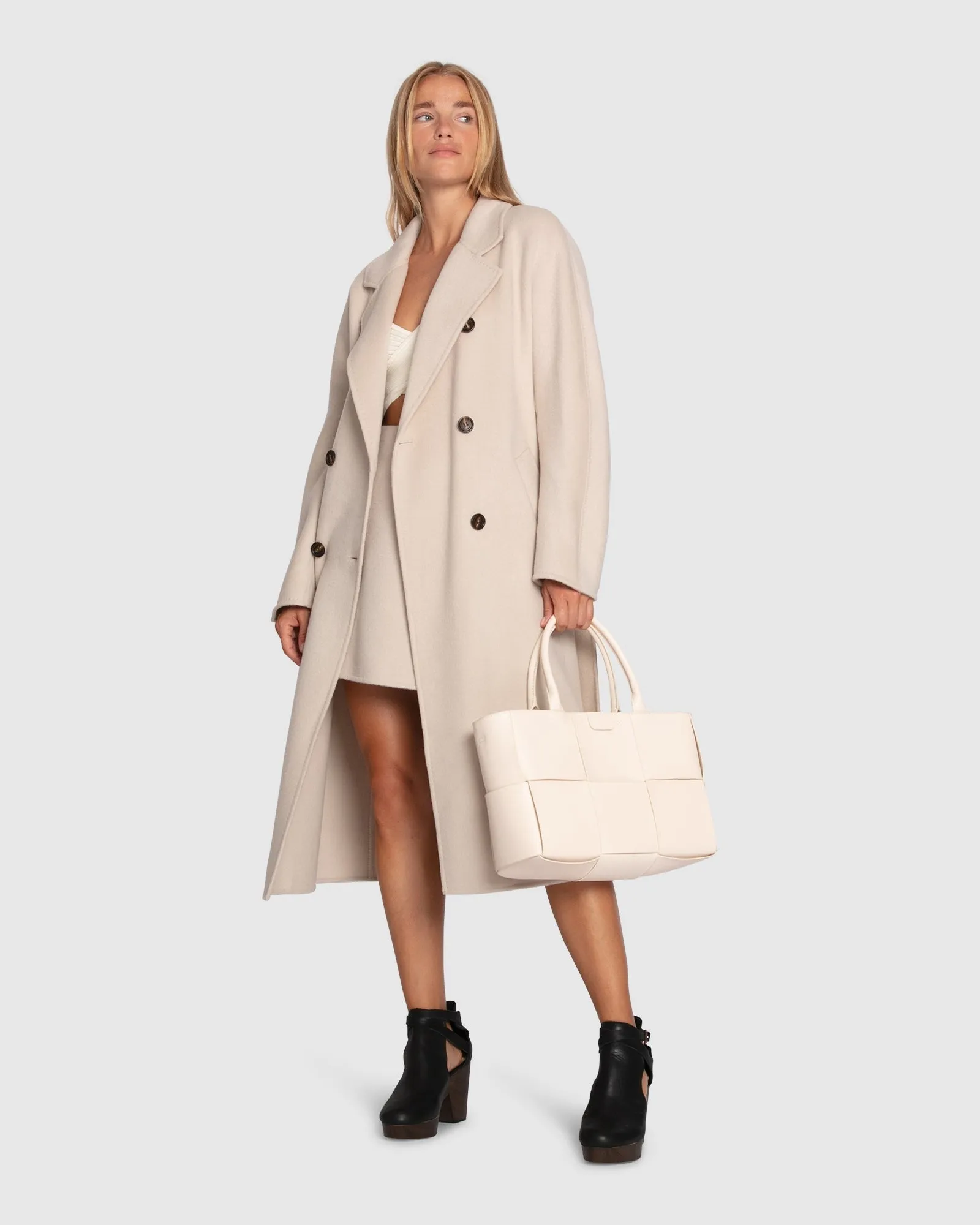 Long Way Home Woven Tote - Cream