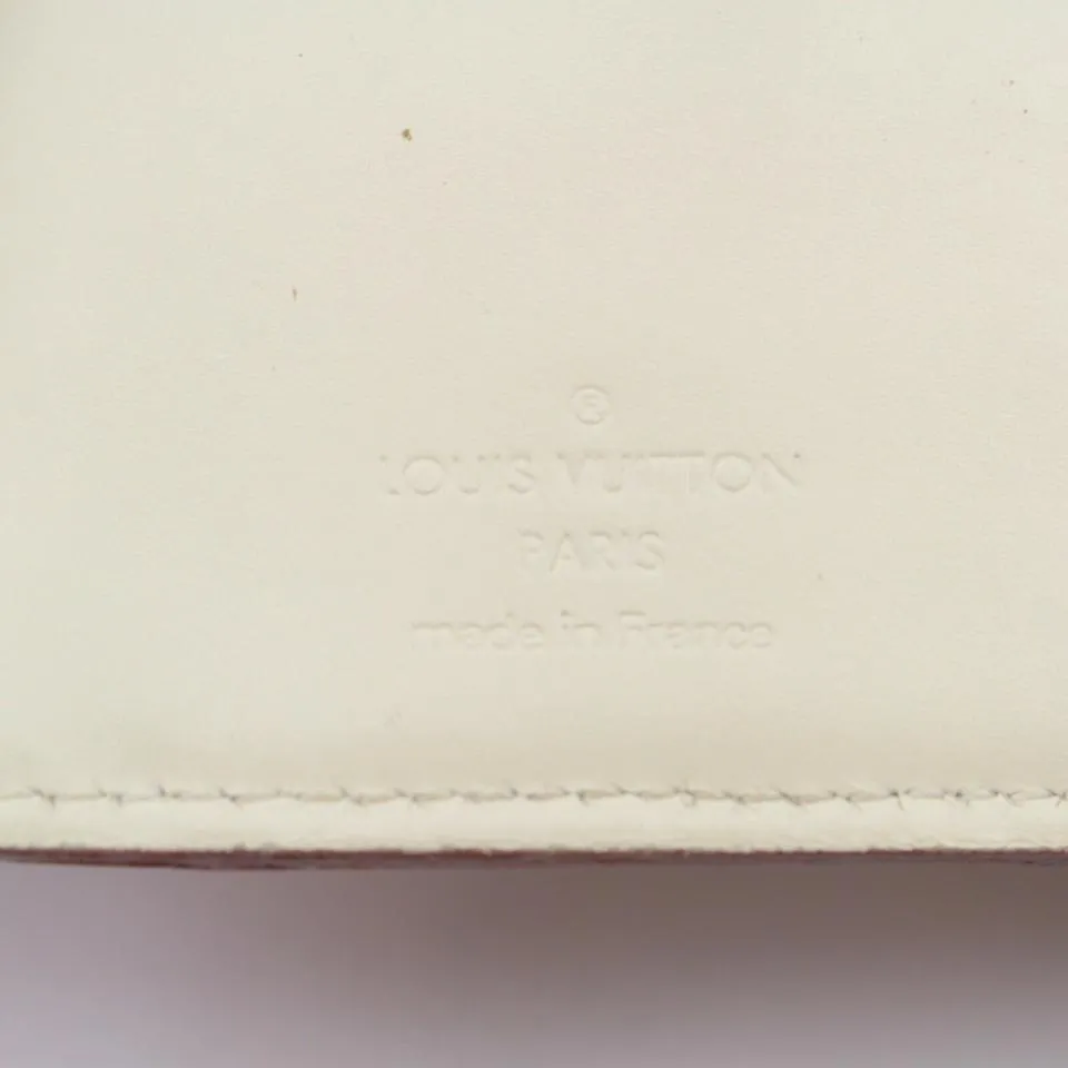 Louis Vuitton Ivory Suhali Leather Le Somptueux Compact Portefeuille Wallet 858060