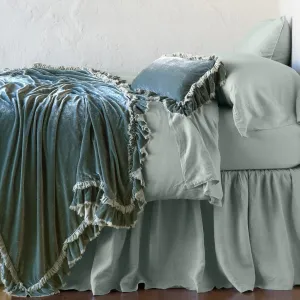 Loulah Throw Blanket - Eucalyptus