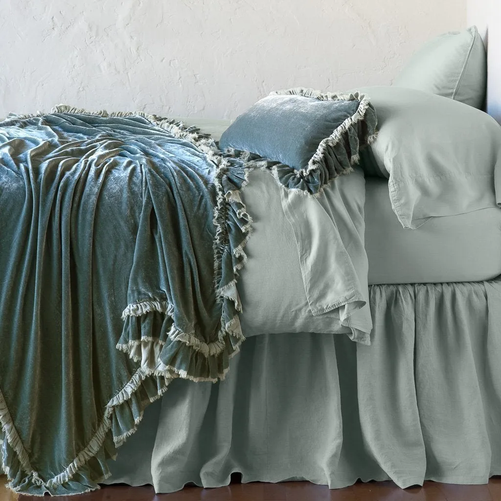Loulah Throw Blanket - Eucalyptus