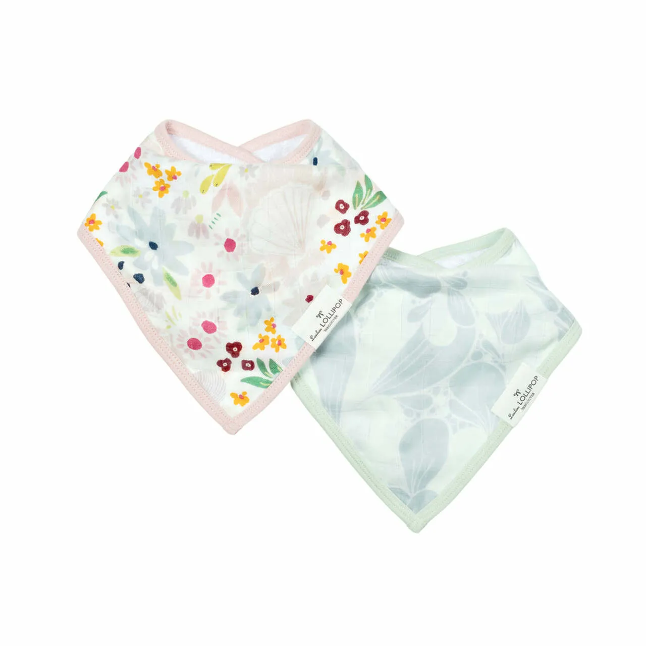 Loulou Lollipop Muslin Bandana Bib Set