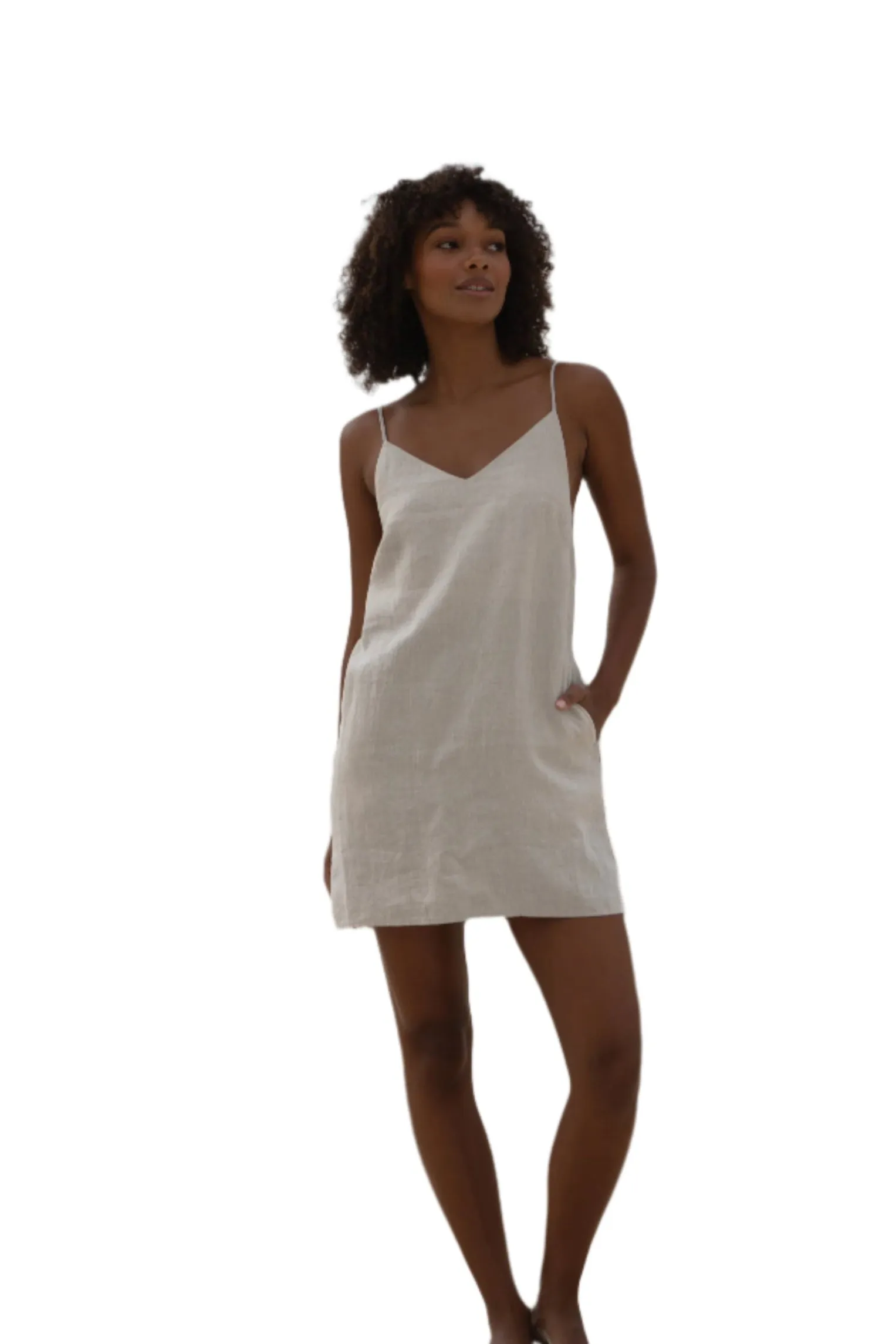 LP - Liz Linen Slip Dress