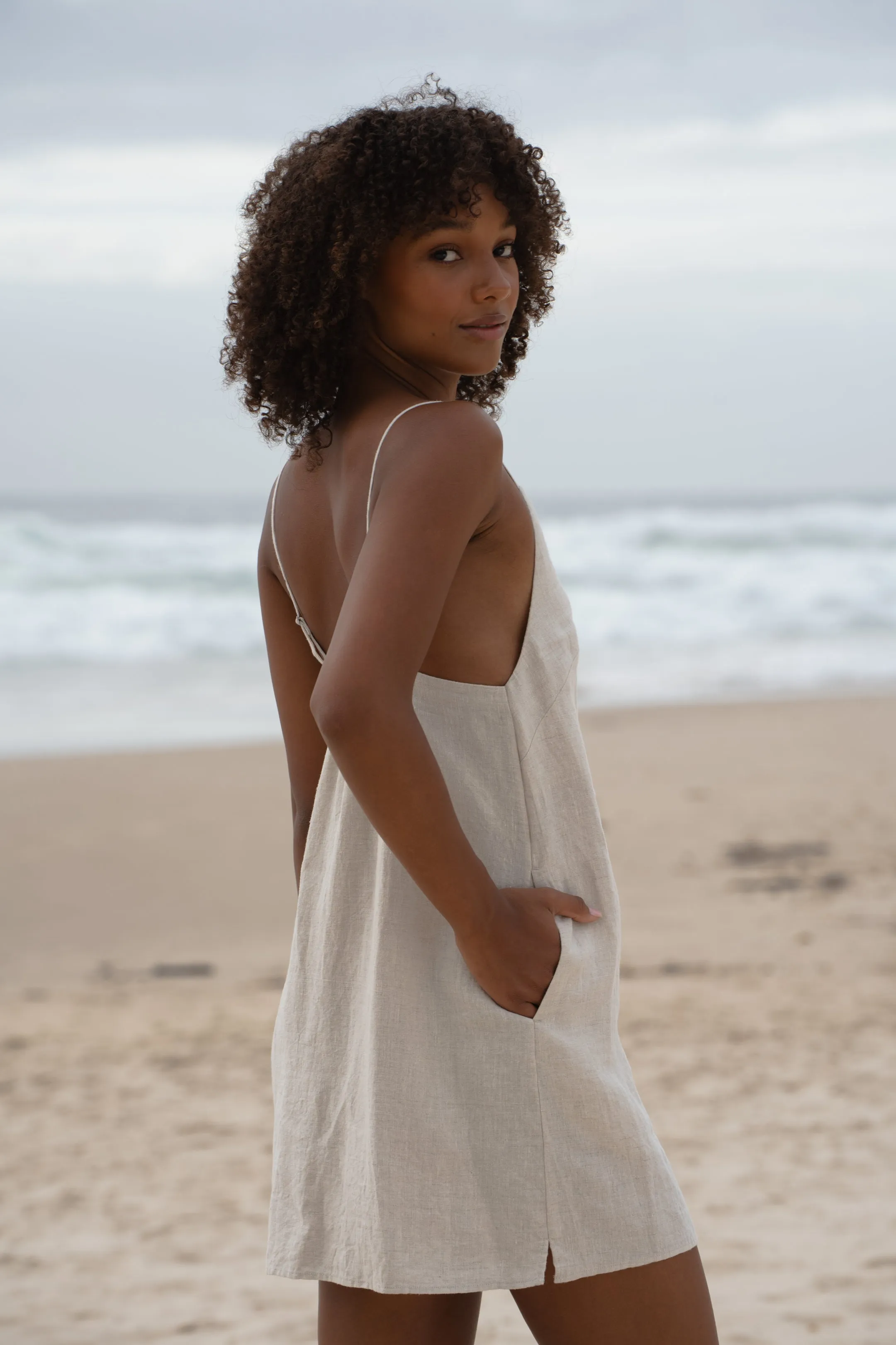 LP - Liz Linen Slip Dress