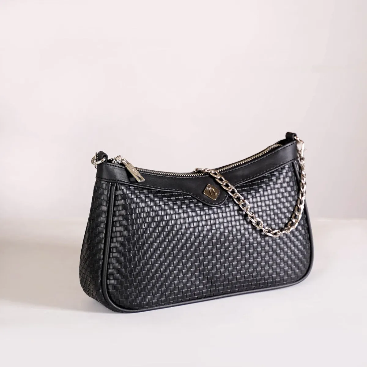 Lusso Black Sling Handbag