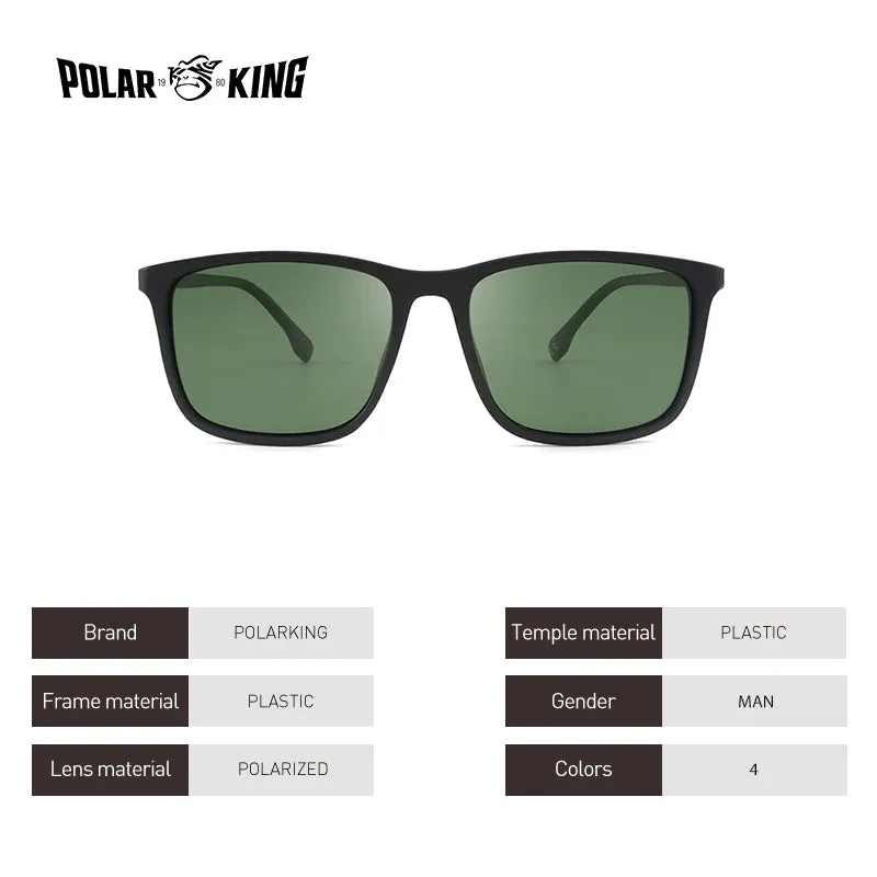 Luxury Square Vintage Polarized Sunglasses For Men Women
