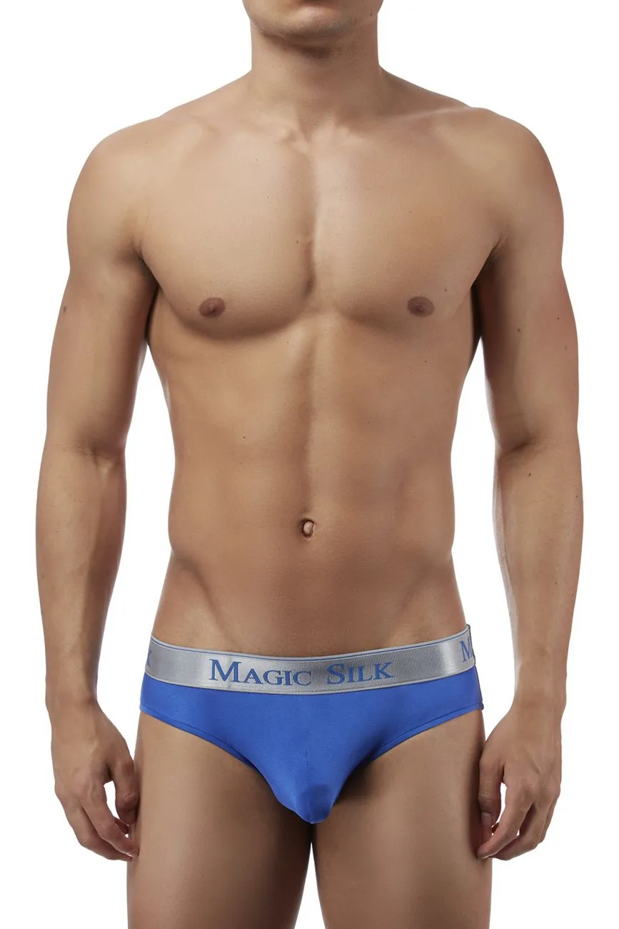 Magic Silk 6386 Silk Knit Low Rise Bikini Cobalt