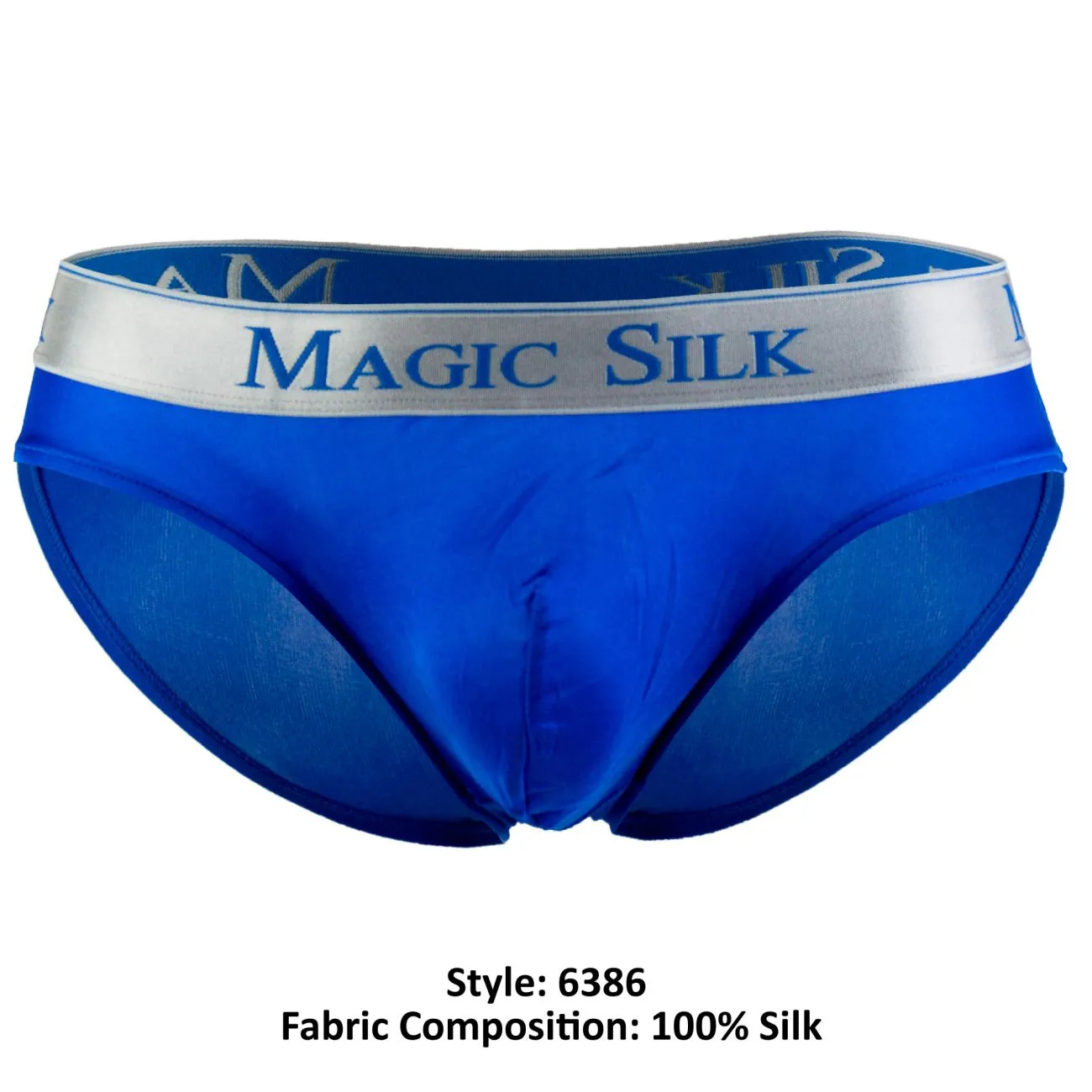 Magic Silk 6386 Silk Knit Low Rise Bikini Cobalt