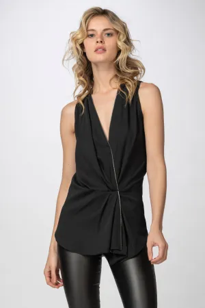 Maria Zipper Top