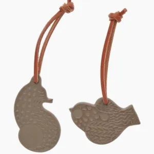 Marimekko Fox & Bird Holiday Ornament Set