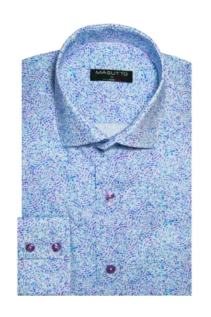 MASUTTO CHARLES/06 LONG SLEEVE BUTTON DOWN SHIRT