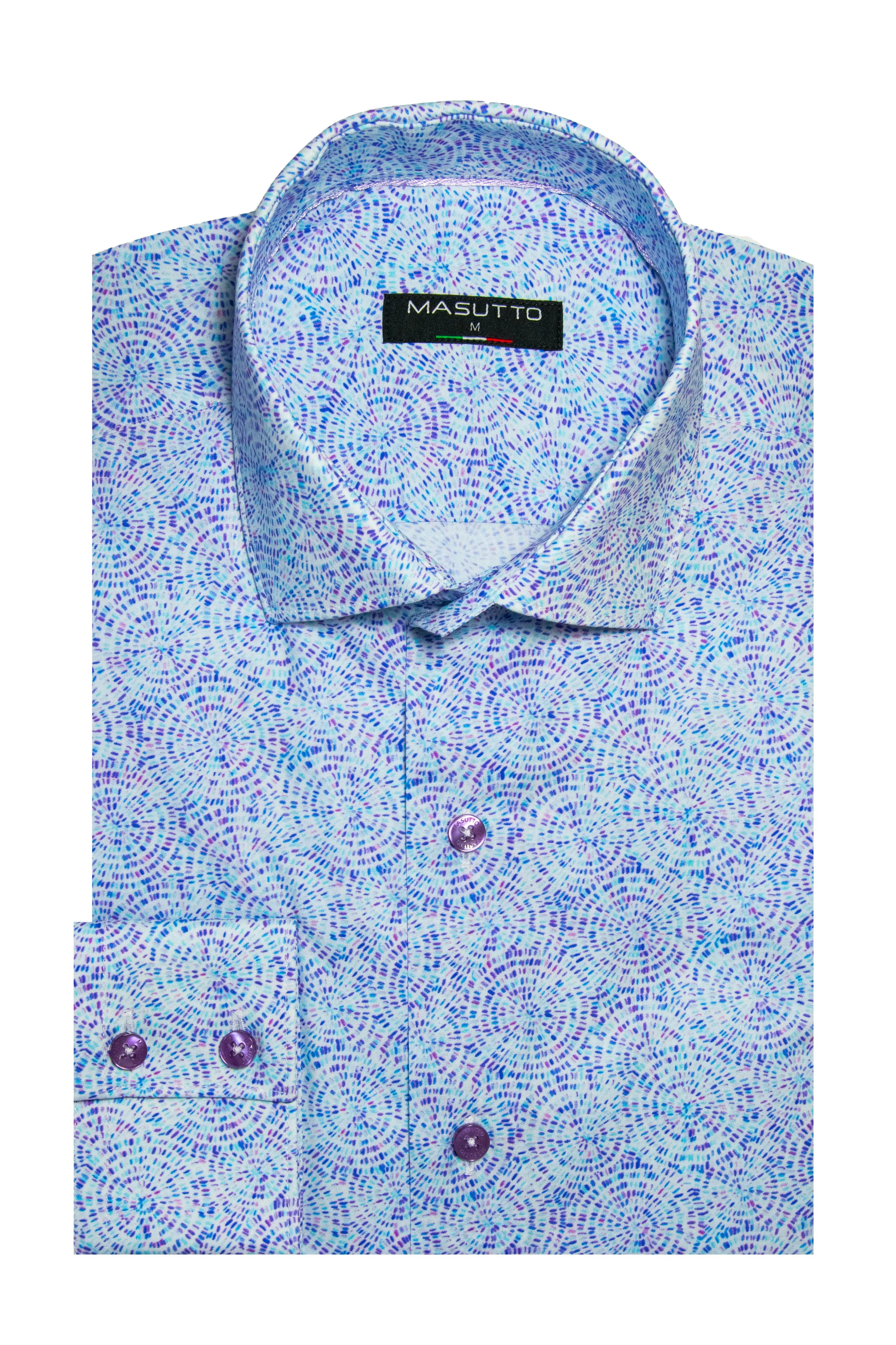 MASUTTO CHARLES/06 LONG SLEEVE BUTTON DOWN SHIRT
