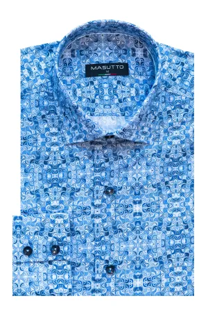 MASUTTO KYOTO/02 LONG SLEEVE BUTTON DOWN SHIRT