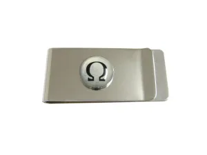 Mathematical Greek Omega Symbol Money Clip
