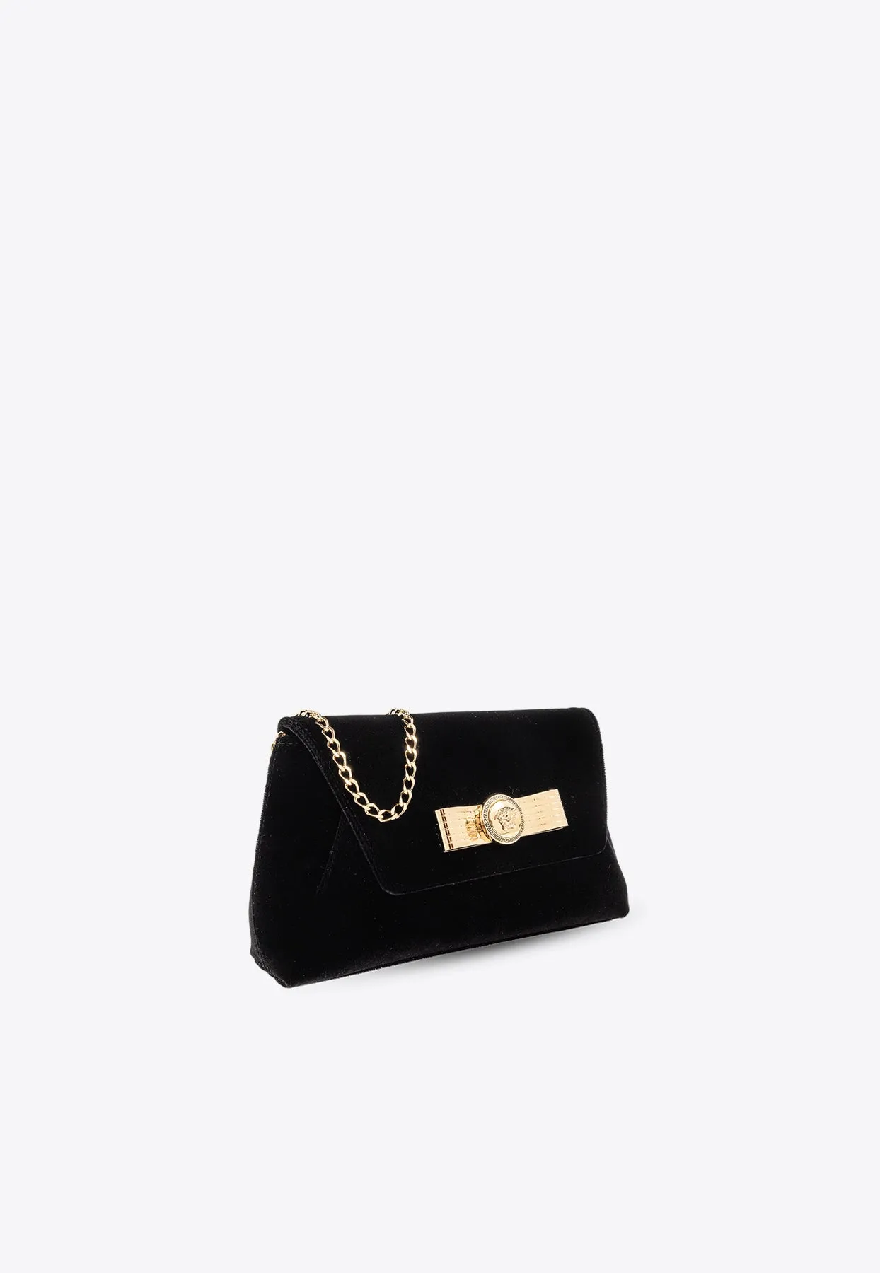 Medusa Head in Gianni Ribbon Clutch Bag