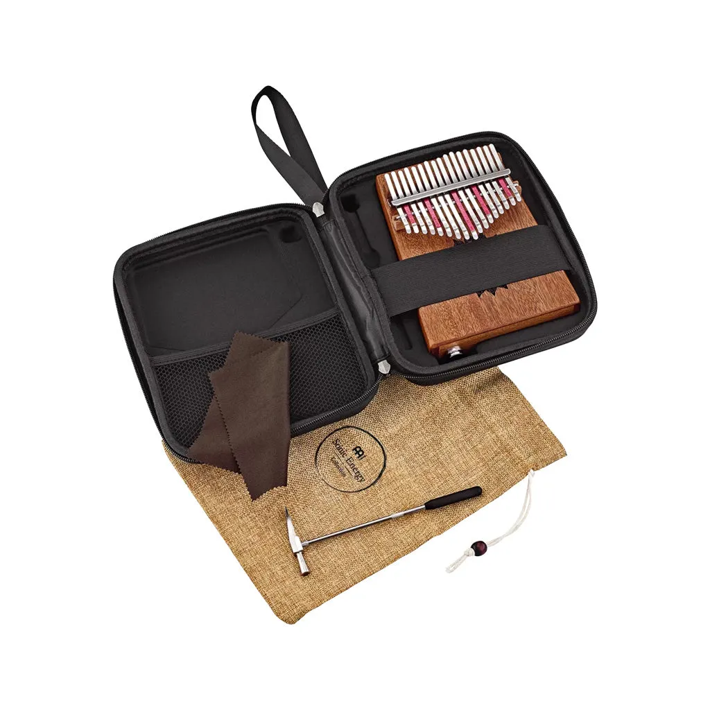 MEINL Sonic Energy KL1708H 17 Notes Sound Hole Pickup Kalimba, Mahogany Matte