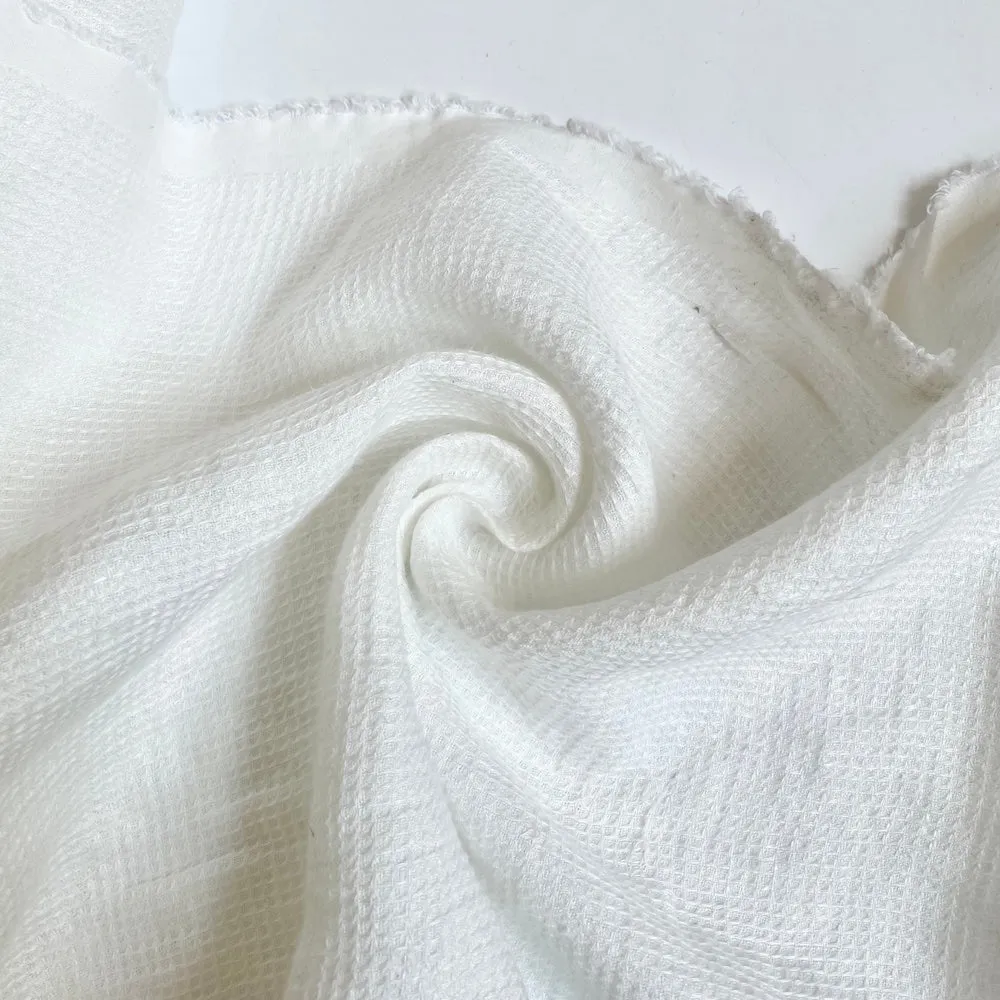 Merchant & Mills Fabric : Linen Waffle Weave - Milk