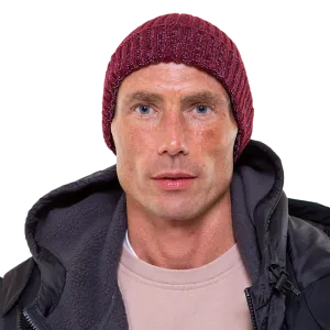 Merino Beanie - Burgundy