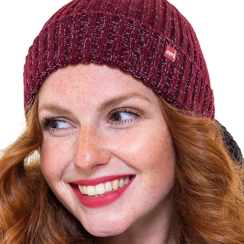 Merino Beanie - Burgundy