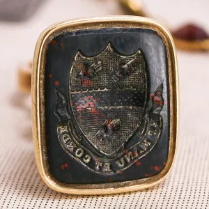 Mid-Victorian Opening Intaglio Seal Fob "Bates"