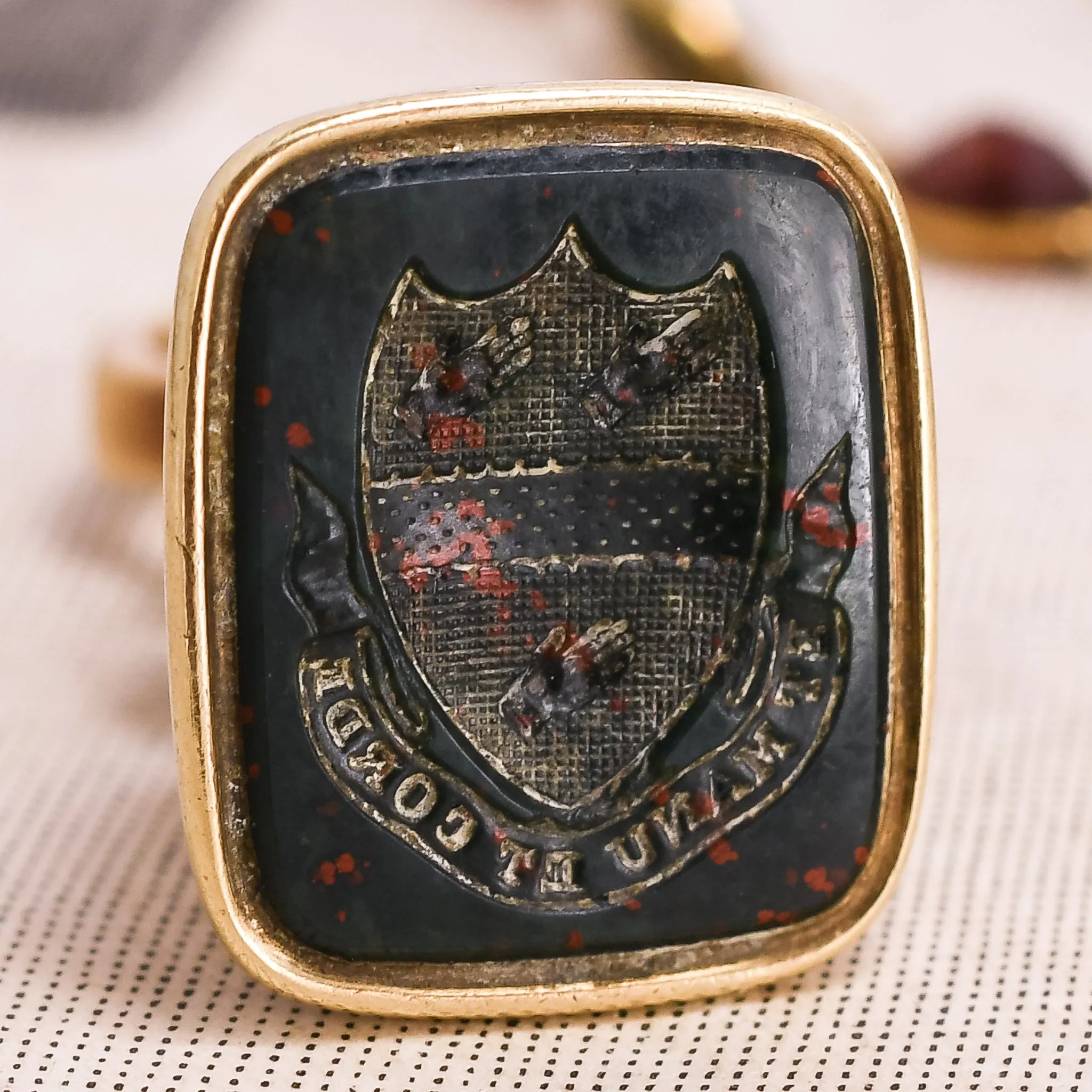 Mid-Victorian Opening Intaglio Seal Fob "Bates"