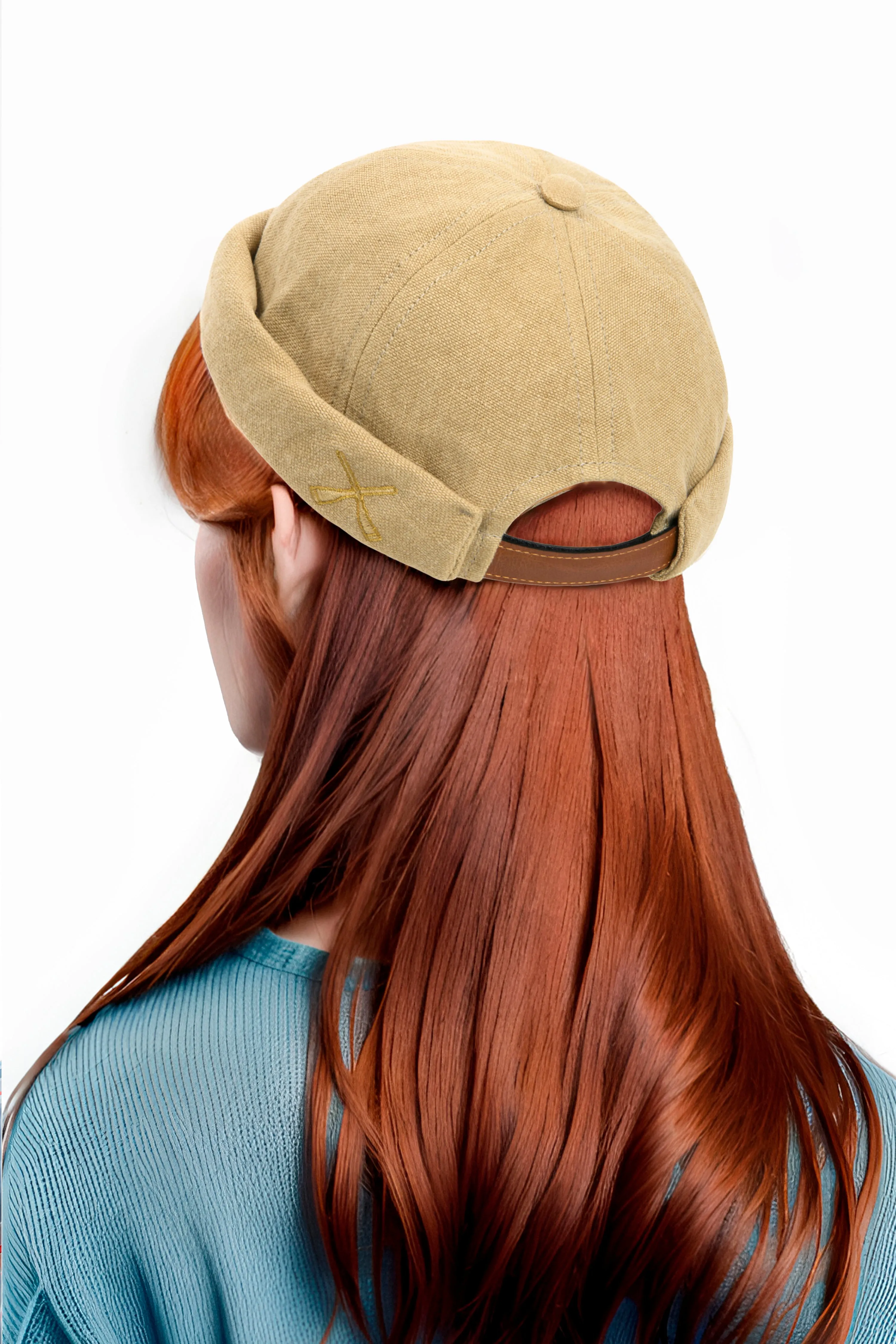 MIKI DOCKER HAT LINEN BEIGE SESAME