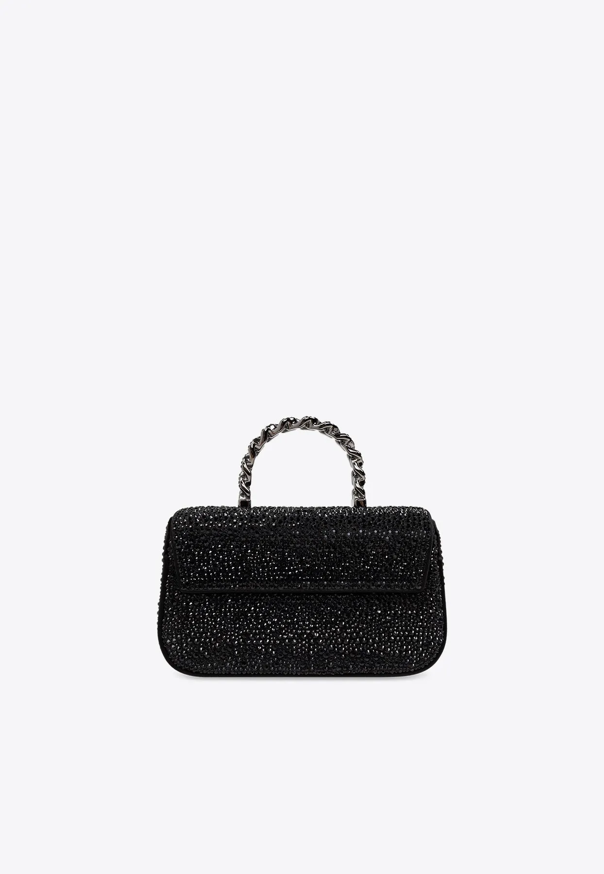 Mini Crystal La Medusa Top Handle Bag