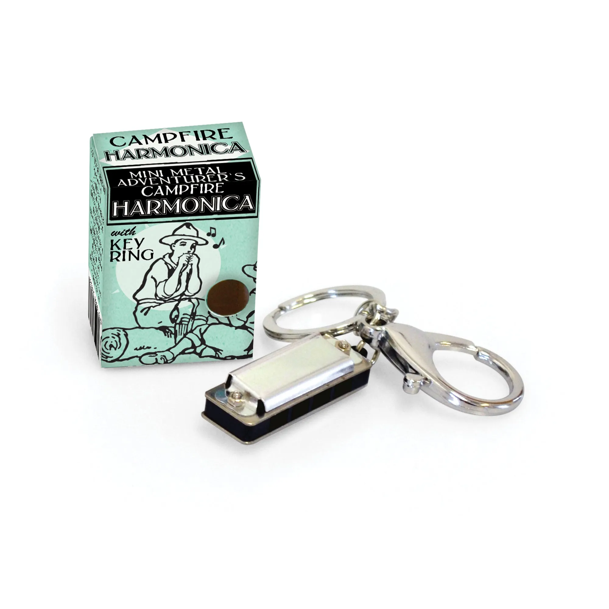Mini Harmonica Keychain
