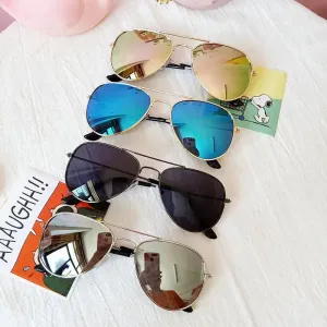 Mini Kidz Metal Aviators Sunglasses