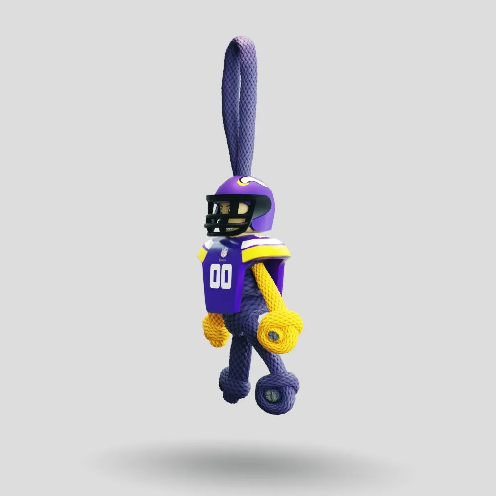 Minnesota Vikings Paracord Buddy Keychain