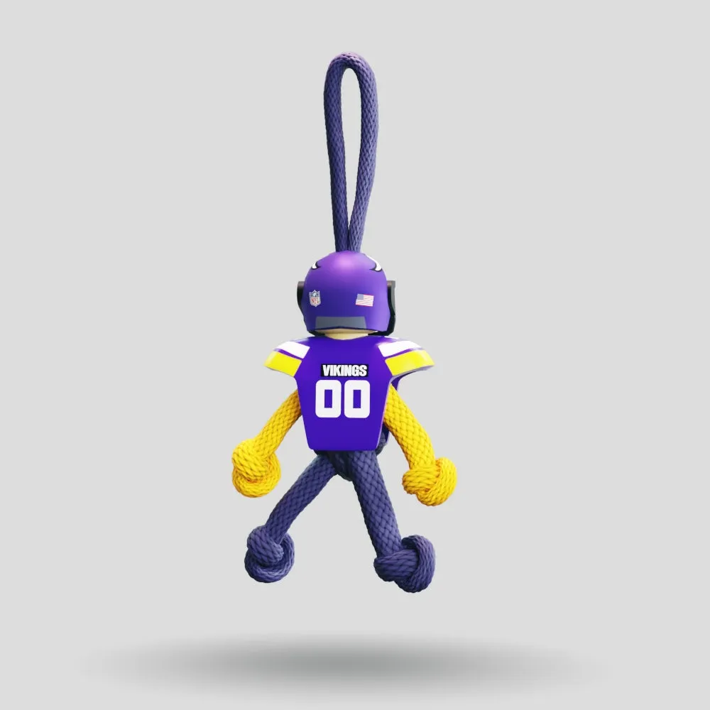 Minnesota Vikings Paracord Buddy Keychain