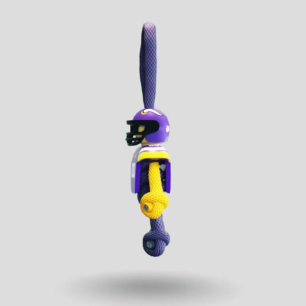Minnesota Vikings Paracord Buddy Keychain