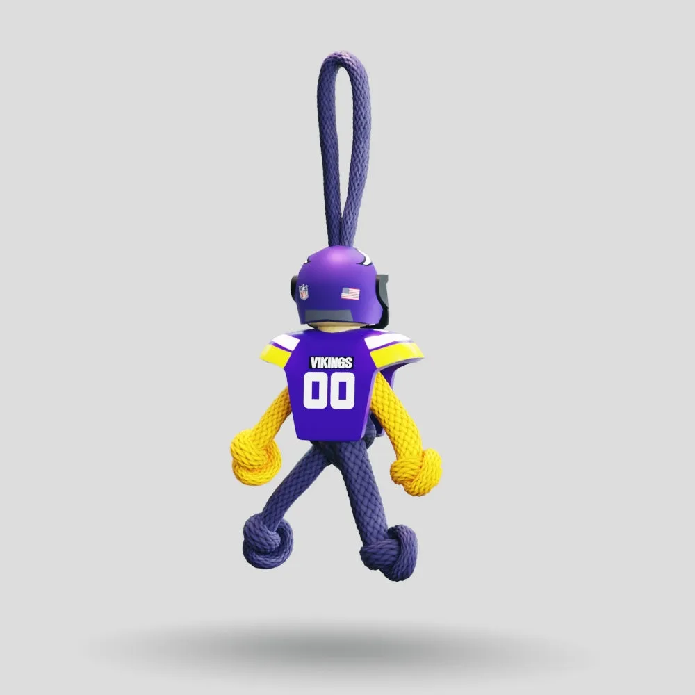 Minnesota Vikings Paracord Buddy Keychain