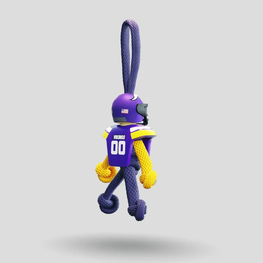 Minnesota Vikings Paracord Buddy Keychain
