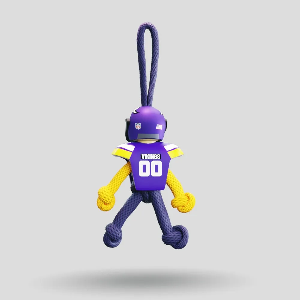 Minnesota Vikings Paracord Buddy Keychain