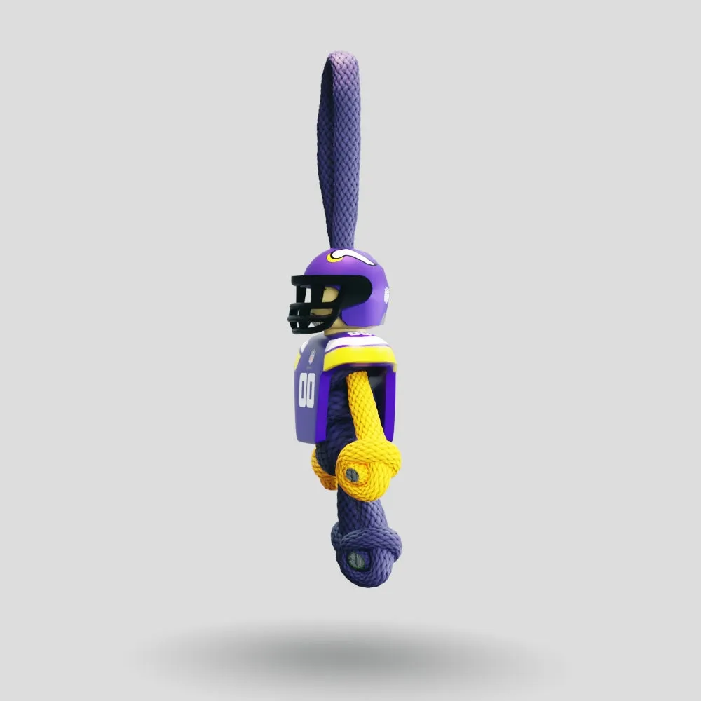 Minnesota Vikings Paracord Buddy Keychain